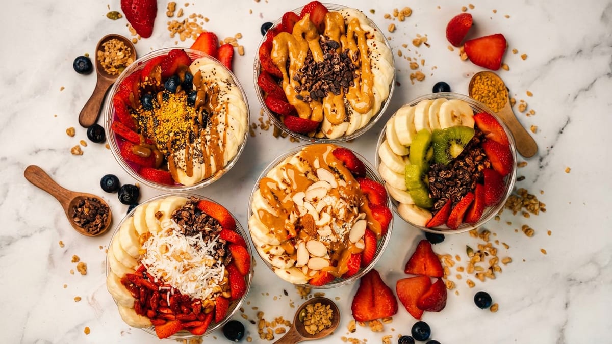 Handcrafted açaí bowls in Frederick