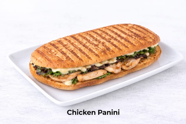 ROTISSERIE CHICKEN PANINI.