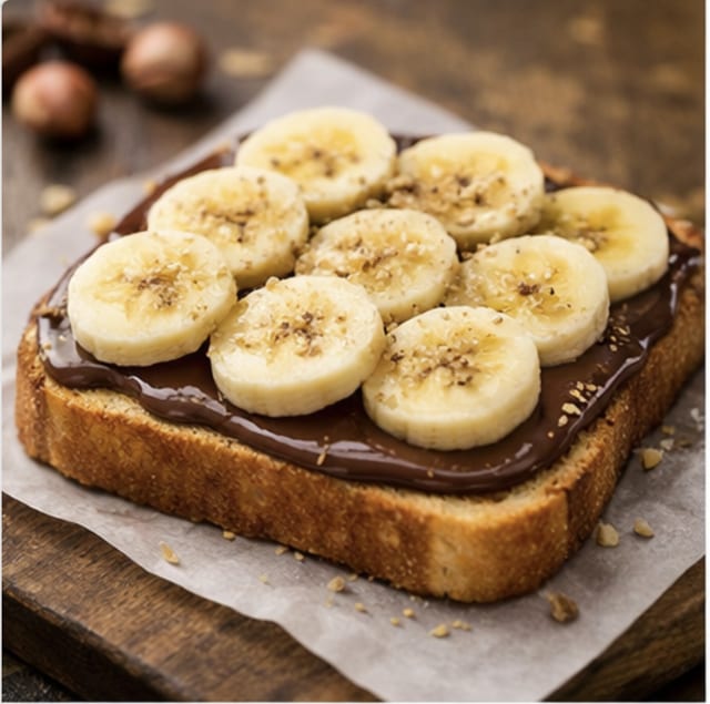 NUTELLA + BANANA.